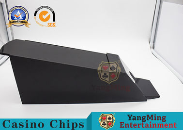 Customized Plastic Gambling Shuffle Shoes / 6 Deck Card Shoe Cutting Smooth