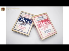 وارداتی ایالات متحده 310gsm با بسته اصلی Blackcore 92 کازینو سفارشی کارت پوکر