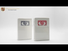 کارت‌های پوکر سیاه هسته‌ای وارداتی 310 گرمی کارت‌های سفارشی بازی کازینو را می‌توان طراحی کرد