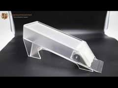 8 جفت کارت پوکر کارت های پلاستیکی اکریلیک مات شده فروشنده میز کازینو می تواند سفارشی شود