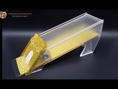 فروشنده میز کازینو کازینو باکارات باکارات پوکر طلای 8 عرشه جلا داده شده را می پذیرد