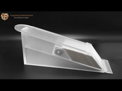 کفش فروشنده کارت میز پوکر اکریلیک مات 8 عرشه ارتقا یافته طراحی شده توسط سازنده