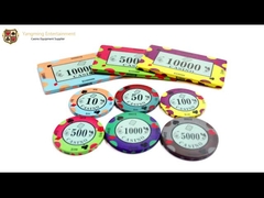 تراشه های سرامیکی میز میز میز پوکر 10 گرمی سفارشی باشگاه پوکر تگزاس برای سفارشی سازی در دسترس است