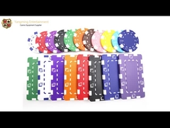 11.5 گرم تراشه پوکر کازینو خالی فانتزی پلاستیکی بدون طرح نشان‌واره سفارشی