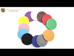 میز رولت تگزاس کازینو تراشه های پوکر پلاستیکی 4 گرمی ABS بدون اسم