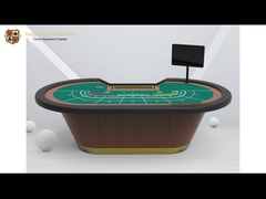 میز قمار 10 نفره میز پوکر با کارات چوب جامد برای فروش