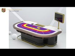 میز قمار باکارا سفارشی لوکس تولید کننده میز پوکر بازی میز پارچه