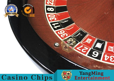Solid Wood 80CM 0~36 British Style Roulette Wheel Board Gambling Competition Stainless Steel Wheel