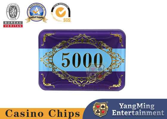 خرید سفارشی دو لایه آکریلیک باکارا تراشه پوکر 760 قطعه گرم چاپ گازینو میز تراشه مجموعه تولید آنلاین