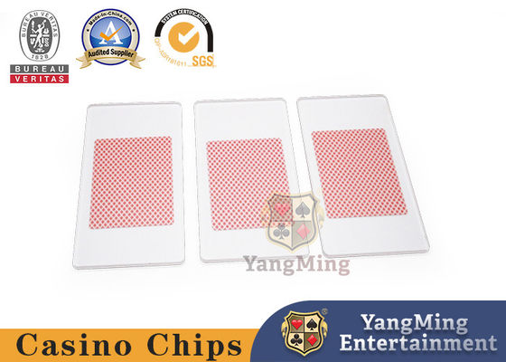 خرید پرس کارت پوکر نیمه مات اکریلیک Baccarat Dragon Tiger بازی رومیزی کازینو تولید آنلاین