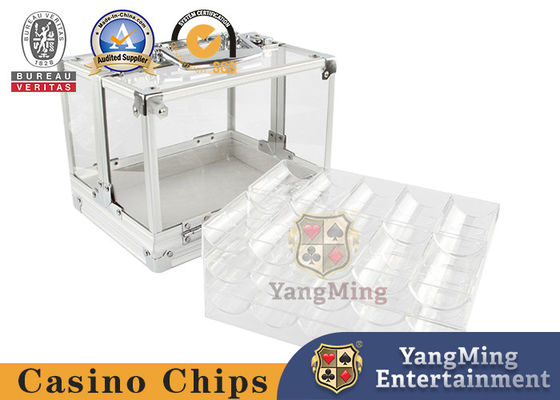 خرید 600 Capacity Acrylic Poker Chip Case with 6 Storage Trays تولید آنلاین