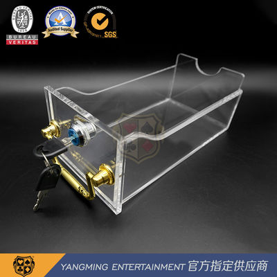 خرید 8 جفت جعبه هدیه کارت پوکر اکریلیک کاملا شفاف با جعبه های کارت ضایعات قفل تولید آنلاین