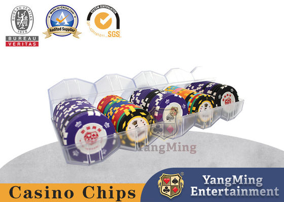 خرید ABS الماس 45mm جعبه تراشه پوکر پلاستیکی یخ زده سفارشی 100 قطعه تولید آنلاین