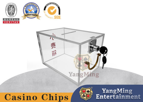 خرید جعبه نوک آکریلیک سفارشی قابل حمل قفل شده بازی میز پوکر شفاف فروشنده حامل تولید آنلاین