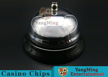 خرید کازینو اختصاصی از استیل ضد زنگ نقره ای رنگی Baccarat Table Call Bell For Casino Poker Games Table Table Casper Metal Table Clap Call Bell تولید آنلاین