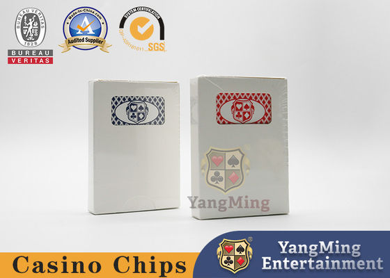 خرید کاغذ اصلي 310 گرم کازينو کارت بازي قرمز و آبي با قلب سياه تولید آنلاین