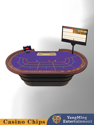 خرید کازینو Deluxe Chip Sensor میز پوکر Player Layout میز پوکر قابل تنظیم تولید آنلاین