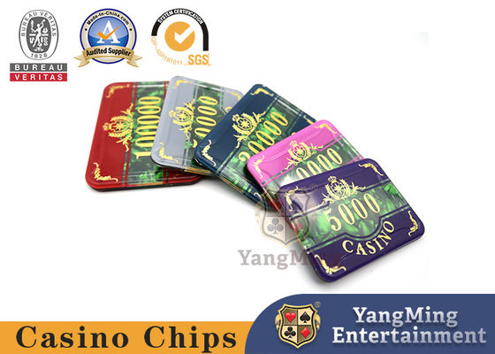 خرید جعبه تراشه آلیاژ آلومینیوم 760 قطعه سه لایه تراشه اکریلیک مجموعه رنگ فرانسوی شل الگوی Texas Security Poker تراشه پلاستیکی تولید آنلاین