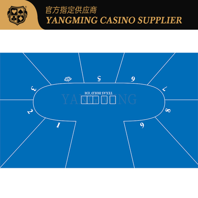 خرید Texas Hold'em 9 Player Waterproof Game Tablecloth Design Customized تولید آنلاین