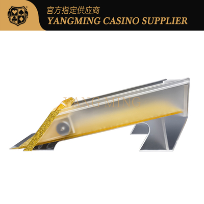 خرید Deluxe Gold 8 Decks Poker Dealer Baccarat Dragon Tiger Table Game For Casino Game تولید آنلاین