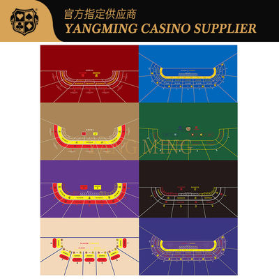 خرید Casino Baccarat Tablecloth 9 Player Poker Table Game Can Be Designed And Customized تولید آنلاین