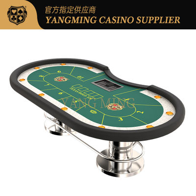 خرید Luxury Custom Texas Hold'em Poker Table – Professional Casino-Grade Gaming Table For Sale تولید آنلاین