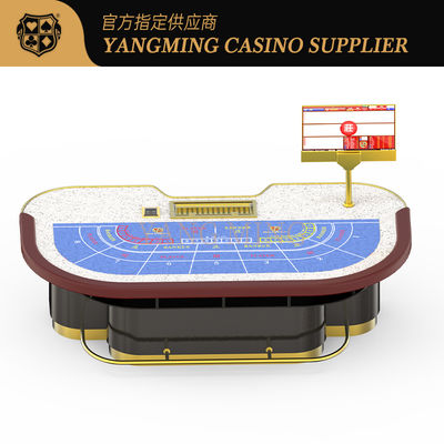 خرید Modern 10-Player Solid Wood Baccarat Poker Table Gambling Table Supplier تولید آنلاین