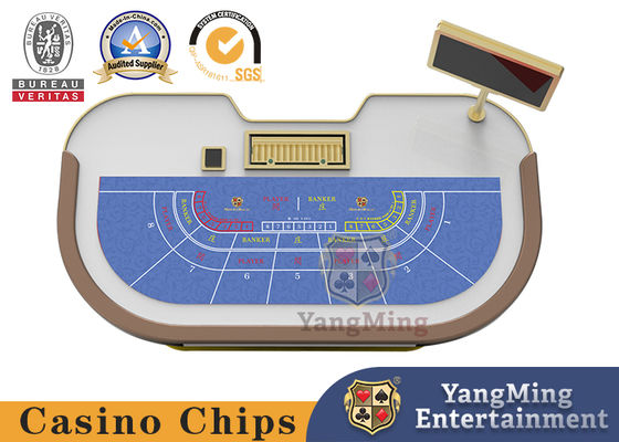 خرید طراحي جديد ساده مدرن سطح ميز پوکر با پاهاي چوبي Z، ميز کارت پوکر با دوام، ميز باکارا تولید آنلاین