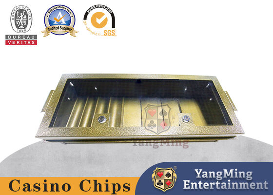 خرید سینی تک لایه تراشه فلزی Mashup RFID Casino Double Lock 540 * 210mm تولید آنلاین