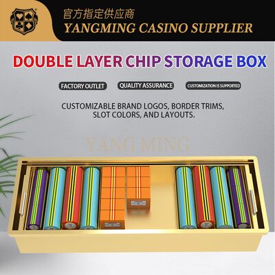 خرید Custom Metal Casino Chip Tray – Secure And Elegant Chip Storage تولید آنلاین
