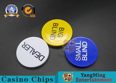 خرید تگزاس Hold'em کد اندازه بزرگ یا کوچک اندازه کور 50 * 6mm آرم قابل تنظیم تولید آنلاین
