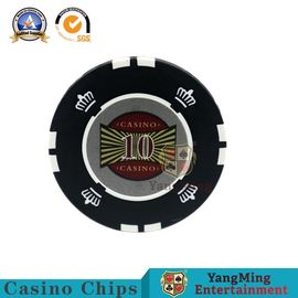 خرید مجموعه تراشه های کازینو RFID پلاستیک / 10 گرم تراشه بازی پوکر باشگاه پوکر تولید آنلاین