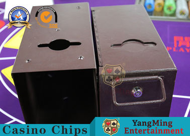 خرید جعبه نقدی آهن فلزی Deluxe فلزی جعبه نقدی تگزاس هولدم ، صندوق نقدی قطره صندوق نقدی قطره تولید آنلاین