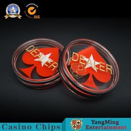 خرید تگزاس Baccarat نشانگر کامل شفاف حکاکی دو طرفه صفحه نمایش ابریشم تولید آنلاین