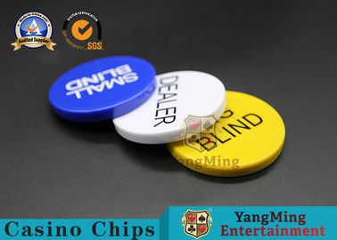 خرید دکمه نمایندگی بازی پوکر پلاستیک Texas Hold 'Em Casino تولید آنلاین