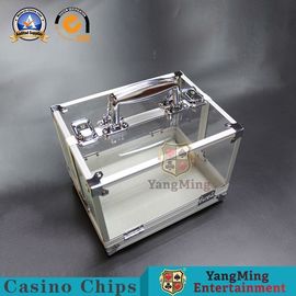 خرید 600pcs 40mm کازینو لوازم جانبی بازی Round Acrylic Chay Tray Clay Iron ABS Carrier Carrier ABS تولید آنلاین