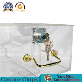 خرید لوازم جانبی بازی کازینو ایمنی رولت نایلون دو تراشه ردیف جعبه چیپس پوکر جدول قمار را دور بیندازید تولید آنلاین