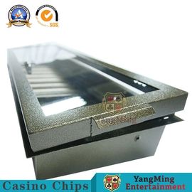 خرید تراشه های میز پوکر تک لایه فلزی خالص آهن شناور 1 قفل 14 گرمی مخلوط کردن تراشه های قمار تولید آنلاین