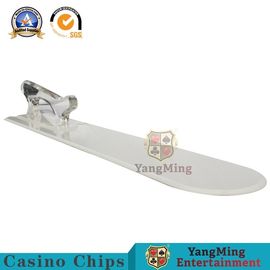 خرید لوازم جانبی پوکر جدول قمار Baccarat Texas Texas Holdem ABS پلاستیک کارت بیل سفید و قرمز با بیل تولید آنلاین