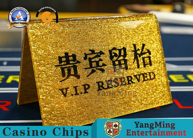 خرید برگه های طلای آکریلیک Vip با شماره پلاک ثبت نام Baccarat Blackjack Dealer Business Desk Number Number Plate Button تولید آنلاین