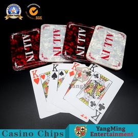 خرید Red Baccarat Markers Texas Hold'em مسابقه تراشه های پوکر بازی برنده صفحه ابریشم دکمه نمایندگی پلاستیک اکریلیک تولید آنلاین