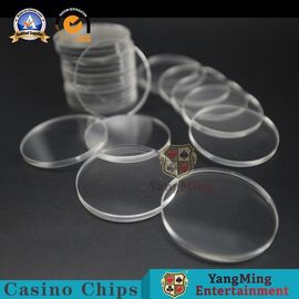 خرید Gambling Casino Club اختصاصی تراشه های آکریلیک جداکننده 40 میلی متر تراشه های گرد تولید آنلاین