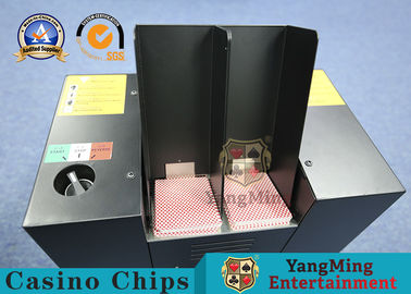خرید کارتهای پخش خودکار کازینو سیاه رنگ فلزی کارتهای پوکر خردکننده ماشین مجوز را دور انداخته اید تولید آنلاین