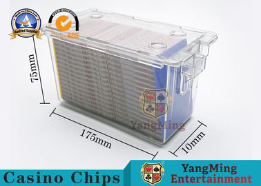 خرید Security 8 Deck Poker Holder / Acrylic Cards Carry For Games Baccarat را دور بیندازید تولید آنلاین