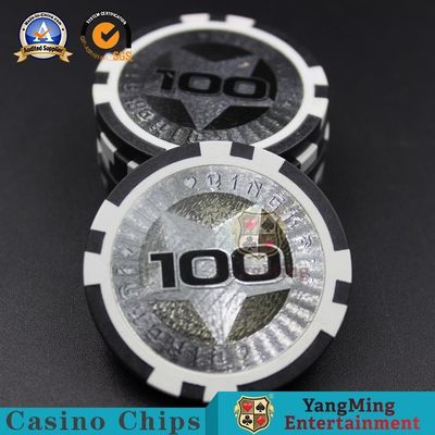 خرید تراشه تابلوچسبهای لیزری جدول قمار Texas Hold’Em Poker 11.5g Clay Core Poker Star تولید آنلاین