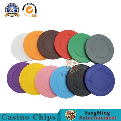 خرید تراشه های بازی Monochromatic Round Gaming برای میزهای پوکر رولت تولید آنلاین