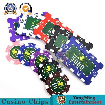 خرید 760 قطعه مجموعه ABS Clay Poker Fancy Chip Set Texas Holde’M Game Iron Core تراشه ضد جعل جعبه تولید آنلاین