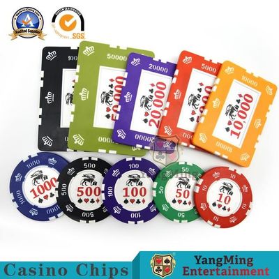 خرید 760Pcs Iron Core Clay Poker Chip Set Stricked Sticker Texas تولید آنلاین