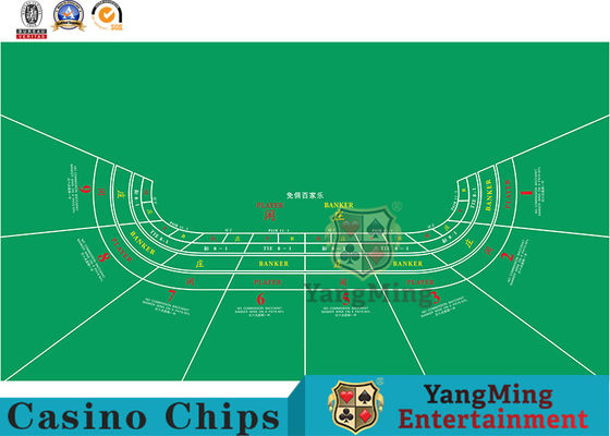 خرید Baccarat 9 Players No 4 Free International Competition Texas Texas Hold’Em Game Professional Layout Waterproof تولید آنلاین