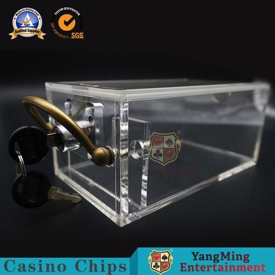 خرید میز پوکر 6 عرشه Baccarat اکریلیک با شفافیت بالا 171 * 100 * 80 میلی متر تولید آنلاین